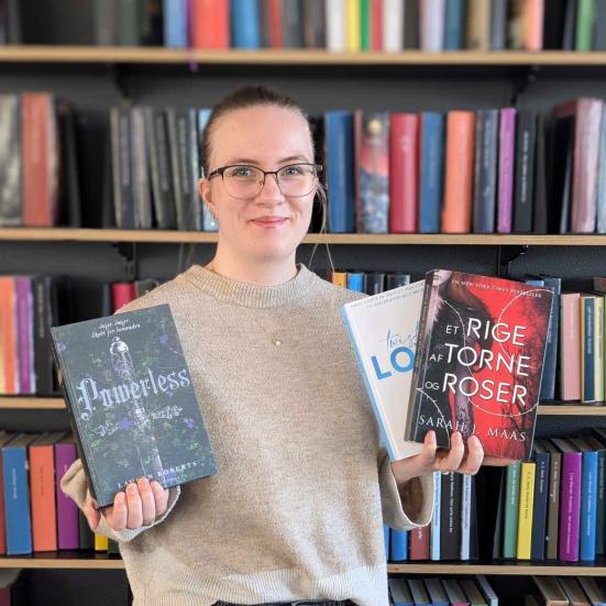 Christine fra biblioteket