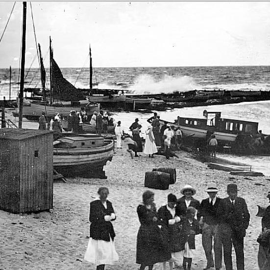 Rågeleje strand gamle dage