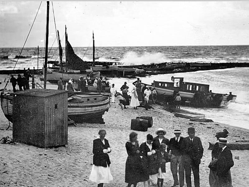 Rågeleje strand gamle dage