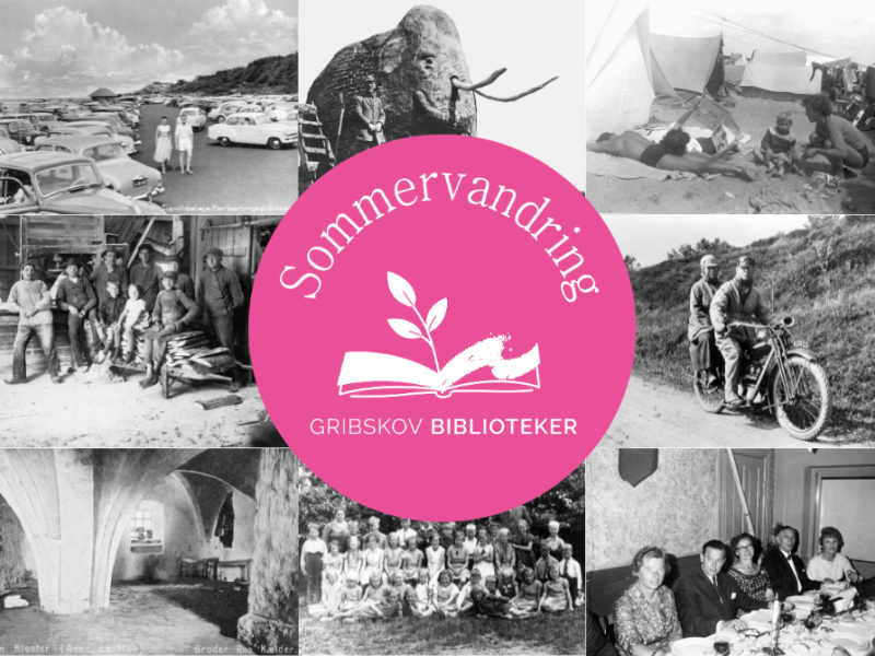 Collage af gamle billeder