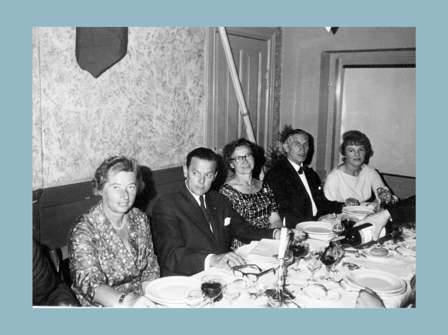 Gammelt foto: Fest i Annisse Forsamlingshus, 1951.